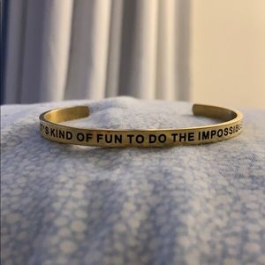 “It’s kind of fun to do the impossible” Bracelet